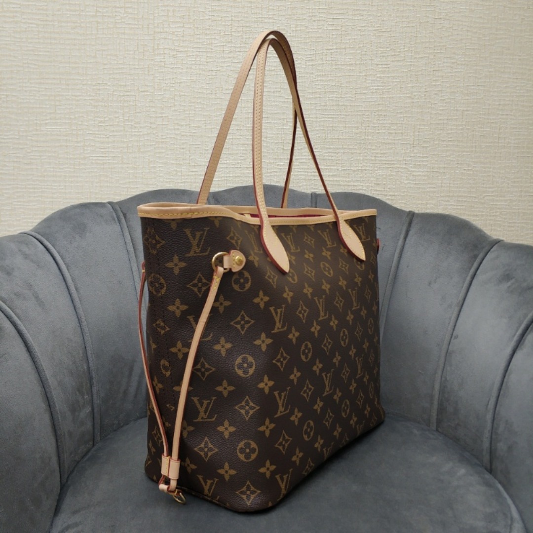 lv neverful 老花nf 中号子母购物袋