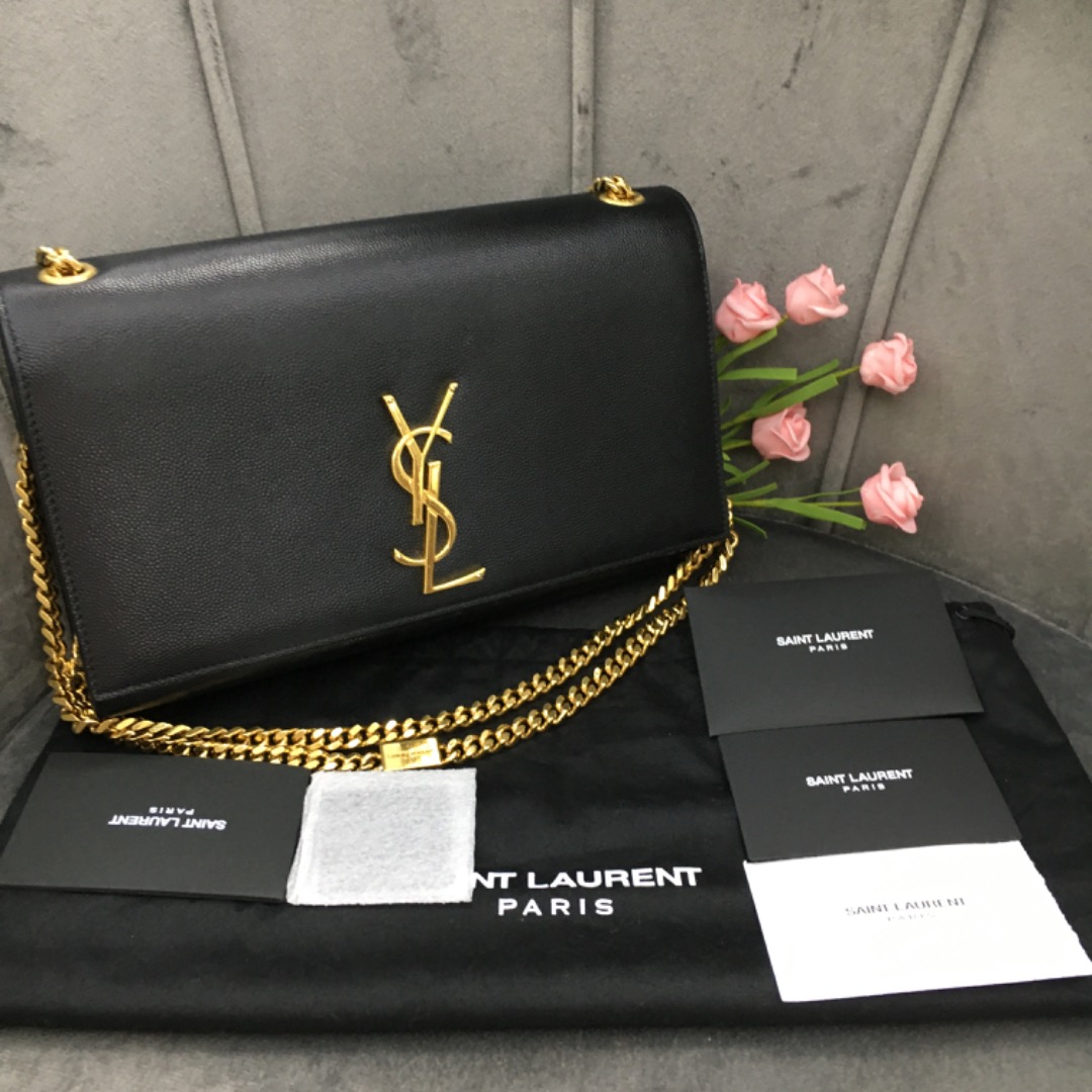 ysl荔枝纹链条包