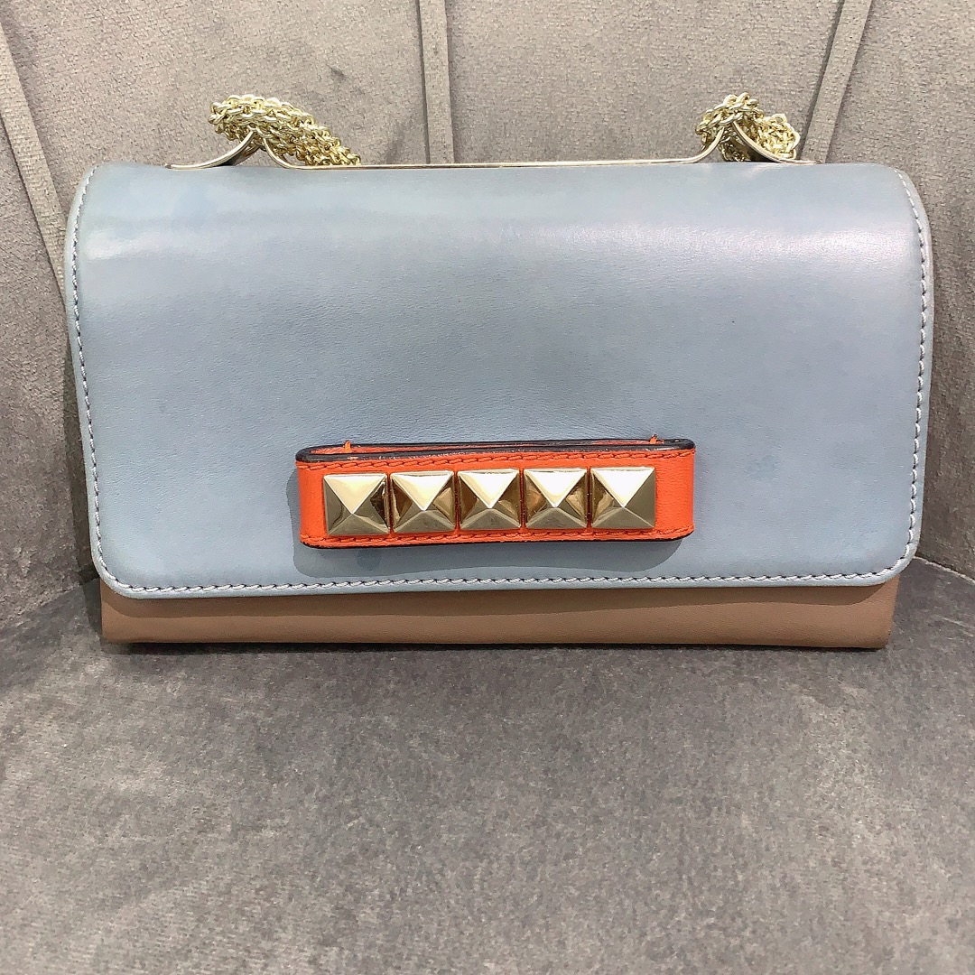 97新valentino华伦天奴磁扣翻盖链条包